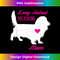 Long Haired Dachshund Mom - Mother's Day Wiener Dog 1 - Instant PNG Sublimation Download
