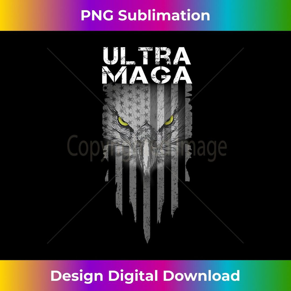 Ultra Mega Eagle 2022 Funny Ultra Maga Vintage USA Flag 3 - Stylish Sublimation Digital Download