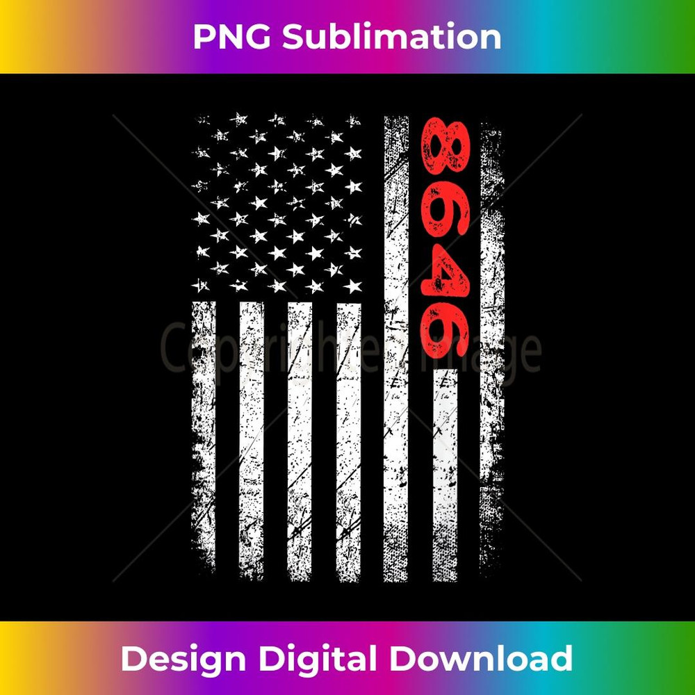 vintage America flag 86 46 anti Biden design Impeach 3 - Instant PNG Sublimation Download