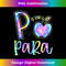 P Is For Paraprofessional Teacher Tie Dye Back to School - Premium PNG Sublimation File