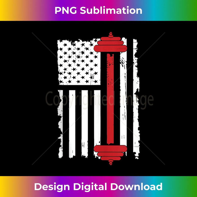 American Flag Gym and Fitness Design Weight Lifting - Stylish Sublimation Digital Download