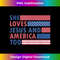 She Loves Jesus And America Too Retro 4Th Of July  2 - PNG Transparent Sublimation Design
