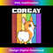 Vintage LGBT Gay Pride Rainbow Flag Corgi Corgay Pun 3 - Stylish Sublimation Digital Download