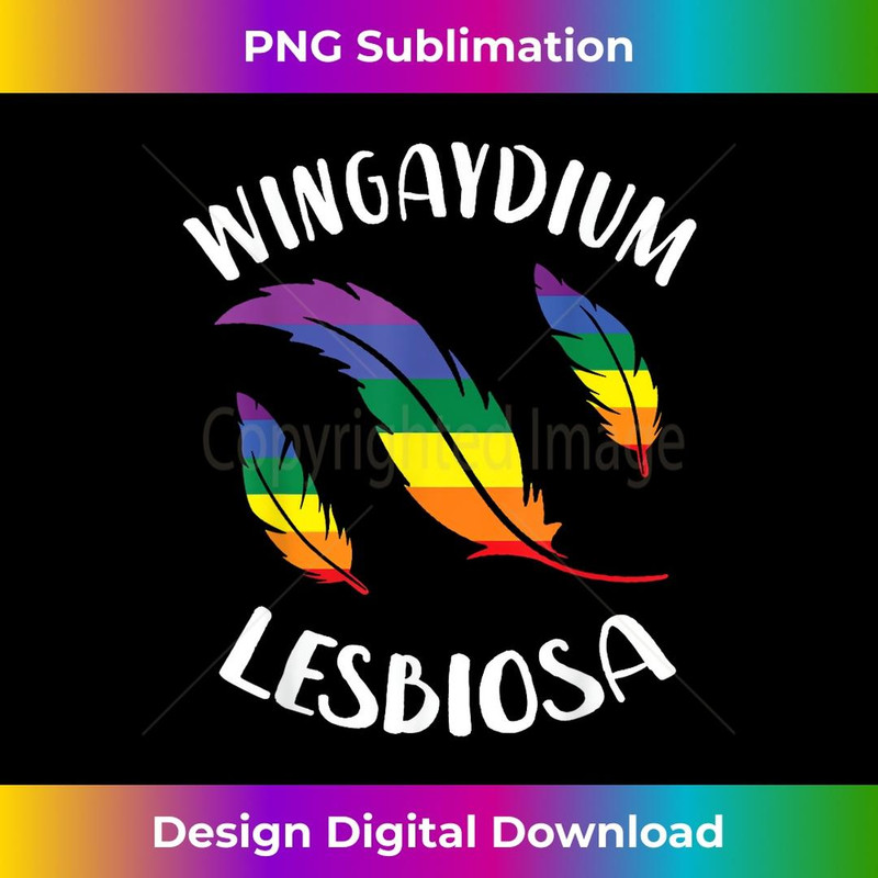 Wingaydium Lesbiosa LGBT Gay Pride Funny Lesbian 3 - Aesthetic Sublimation Digital File