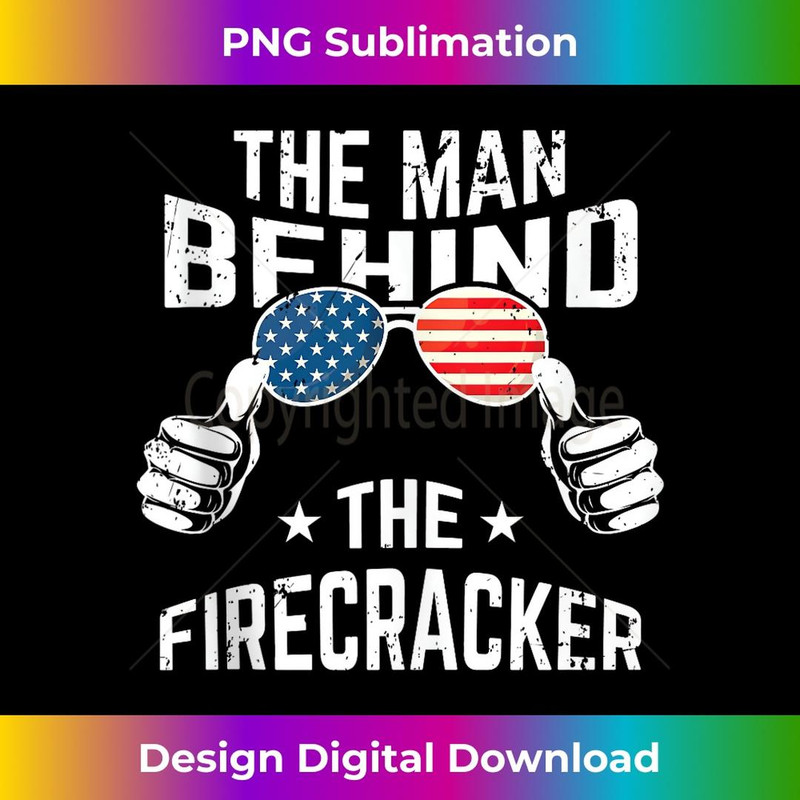 4th of July Pregnancy The Man Behind The Firecracker - Trendy Sublimation Digital Download