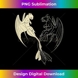 how to train your dragon 3 hidden world lightfury toothless - professional sublimation digital download