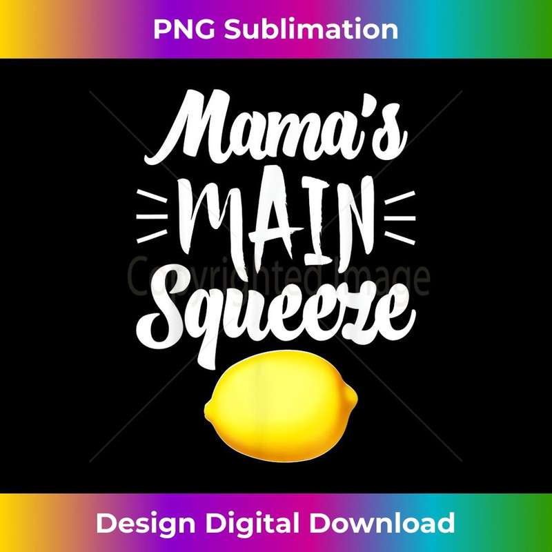 Mama's Main Squeeze Summer Lemon Yellow Fruit - Instant Sublimation Digital Download