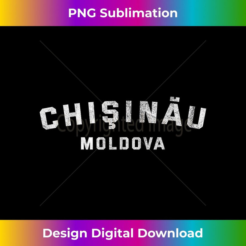 Vintage Varsity Chisinau Moldova - High-Quality PNG Sublimation Download