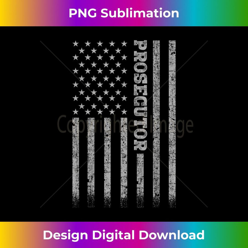 Prosecutor American Flag 2 - High-Quality PNG Sublimation Download