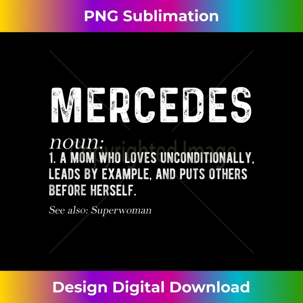 Personalized Mercedes Mom Noun Firstname Mothersday 2 - Sublimation-Ready PNG File