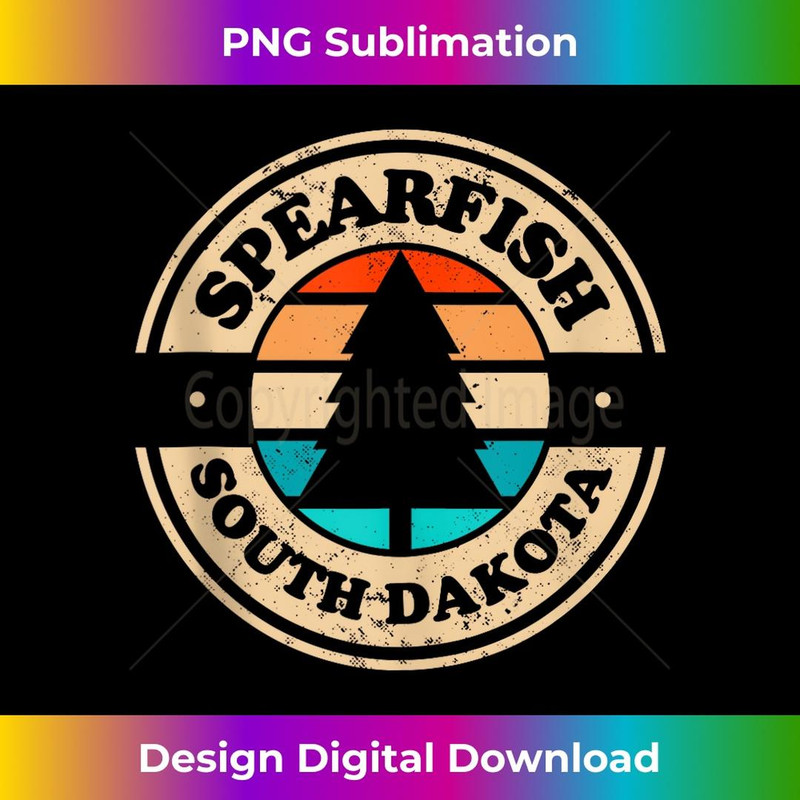 Spearfish South Dakota SD Vintage Graphic Retro 70s 80s  2 - PNG Transparent Sublimation Design