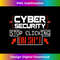 Funny Cybersecurity Cyber Security Don't Click IT Hacker - Professional Sublimation Digital Download
