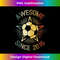 Awesome Since 2015 Soccer Birthday Retro Team Bday - Digital Sublimation Download File