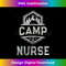 Vintage CAMP NURSE Summer Medical Staff Campground Crew 1 - Trendy Sublimation Digital Download