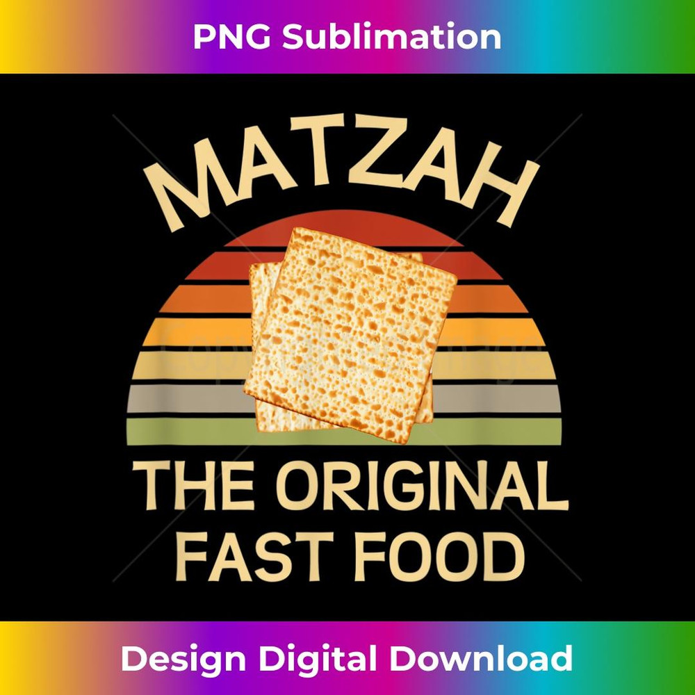 Funny Passover Matzah, the Original Fast Food, Seder Matzo - Special Edition Sublimation PNG File