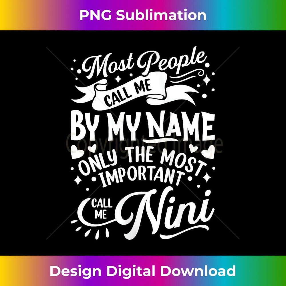 s Funny Mothers Day for Nini Grandma Best Mom 2 - Vintage Sublimation PNG Download