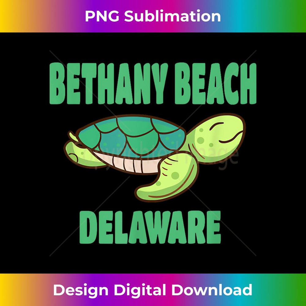 Bethany Beach Delaware Sea Turtle Themed - High-Resolution PNG Sublimation File