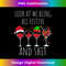 Christmas Look At Me Being All Festive And Shit Wine Glasses - Digital Sublimation Download File