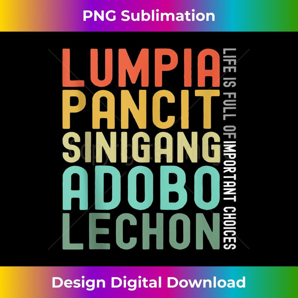 Filipino Food Philippine Lumpia Pancit Sinigang Adobo Lechon - Elegant Sublimation PNG Download