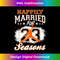 23 Years Wedding Anniversary Basketball Married Couple - Modern Sublimation PNG File