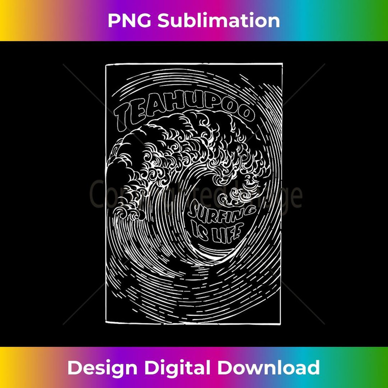Teahupoo Tahiti Surfing French Polynesia 1 - Professional Sublimation Digital Download