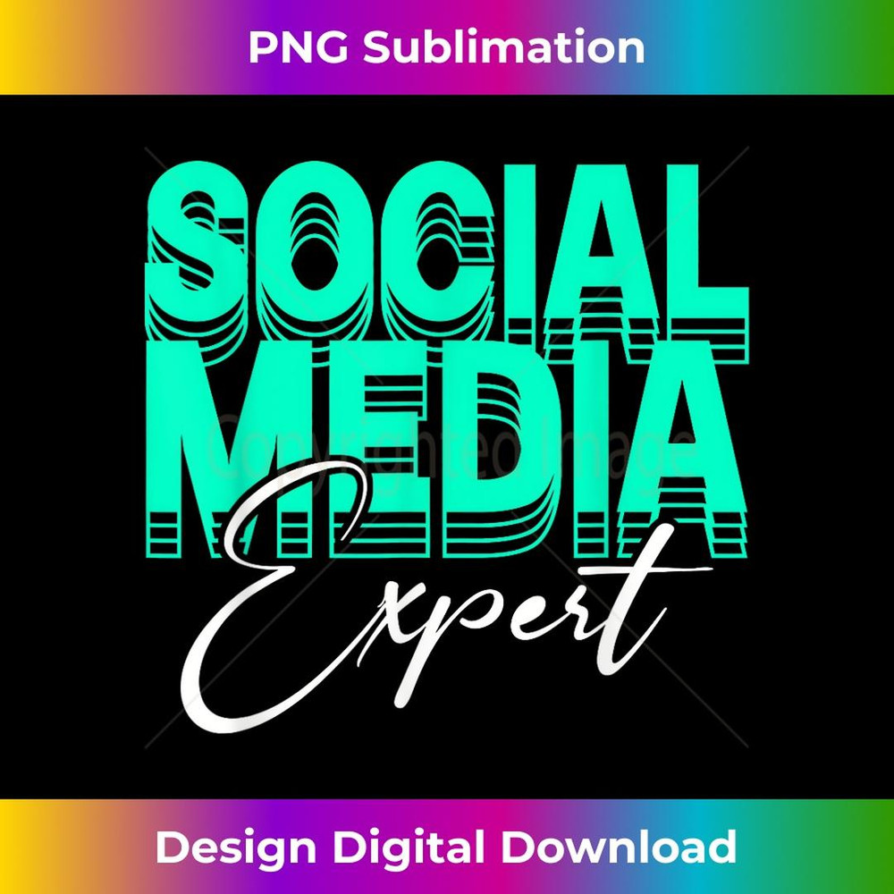 Social Media Expert Advertising SMM Manager 2 - Creative Sublimation PNG Download