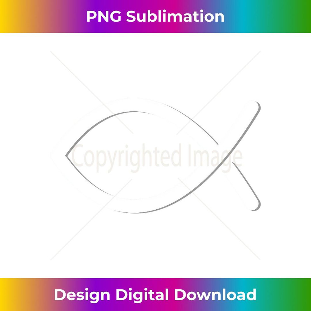 Ichthys, Ichthus, Christian Symbol, Jesus Fish 1 - Premium Sublimation Digital Download