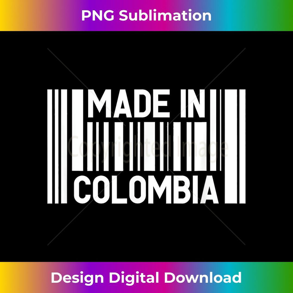 Made in Colombia Colombian Flag Colombians 1 - Retro PNG Sublimation Digital Download