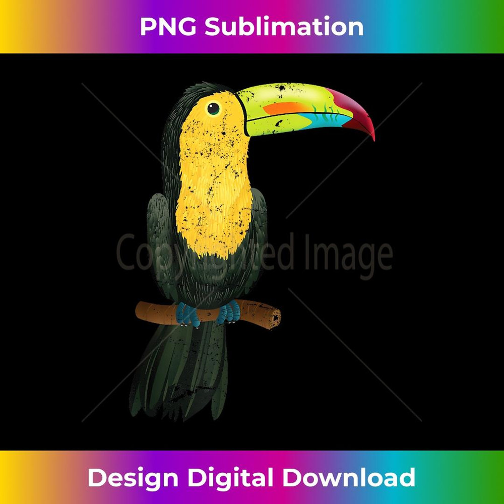 Rainforest Toucan - Modern Sublimation PNG File
