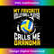 My Favorite Volleyball Player Calls Me Grandma 2 - Elegant Sublimation PNG Download