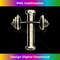Barbell Cross Funny Christian Gym Jesus Weight Lifting God - Professional Sublimation Digital Download
