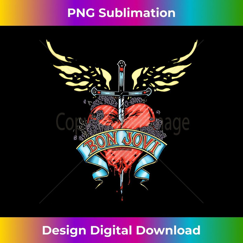 Bon Jovi Daggered - Trendy Sublimation Digital Download