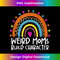 Weird Moms Build Character Rainbow Mother's Day 2024 3 - Retro PNG Sublimation Digital Download