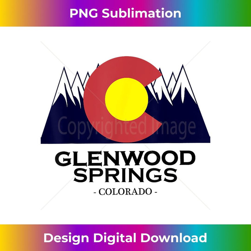 Glenwood Springs Colorado - Mountain - - Modern Sublimation PNG File