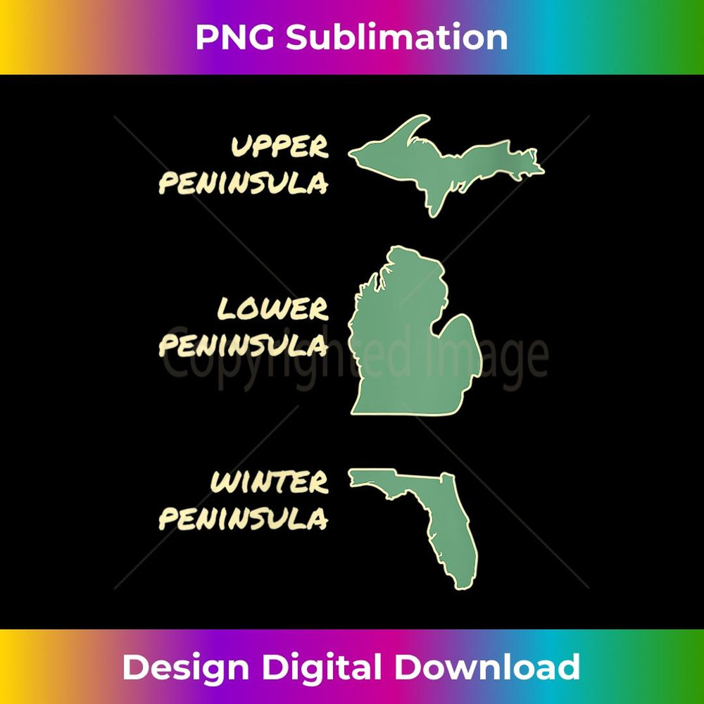 s Michigan Florida Peninsula 2 - Digital Sublimation Download File