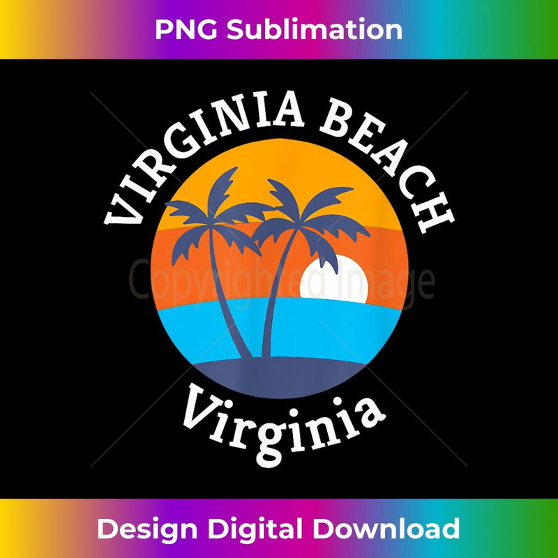 Virginia Beach Virginia Summer Vacation Souvenir 1 - Premium PNG Sublimation File