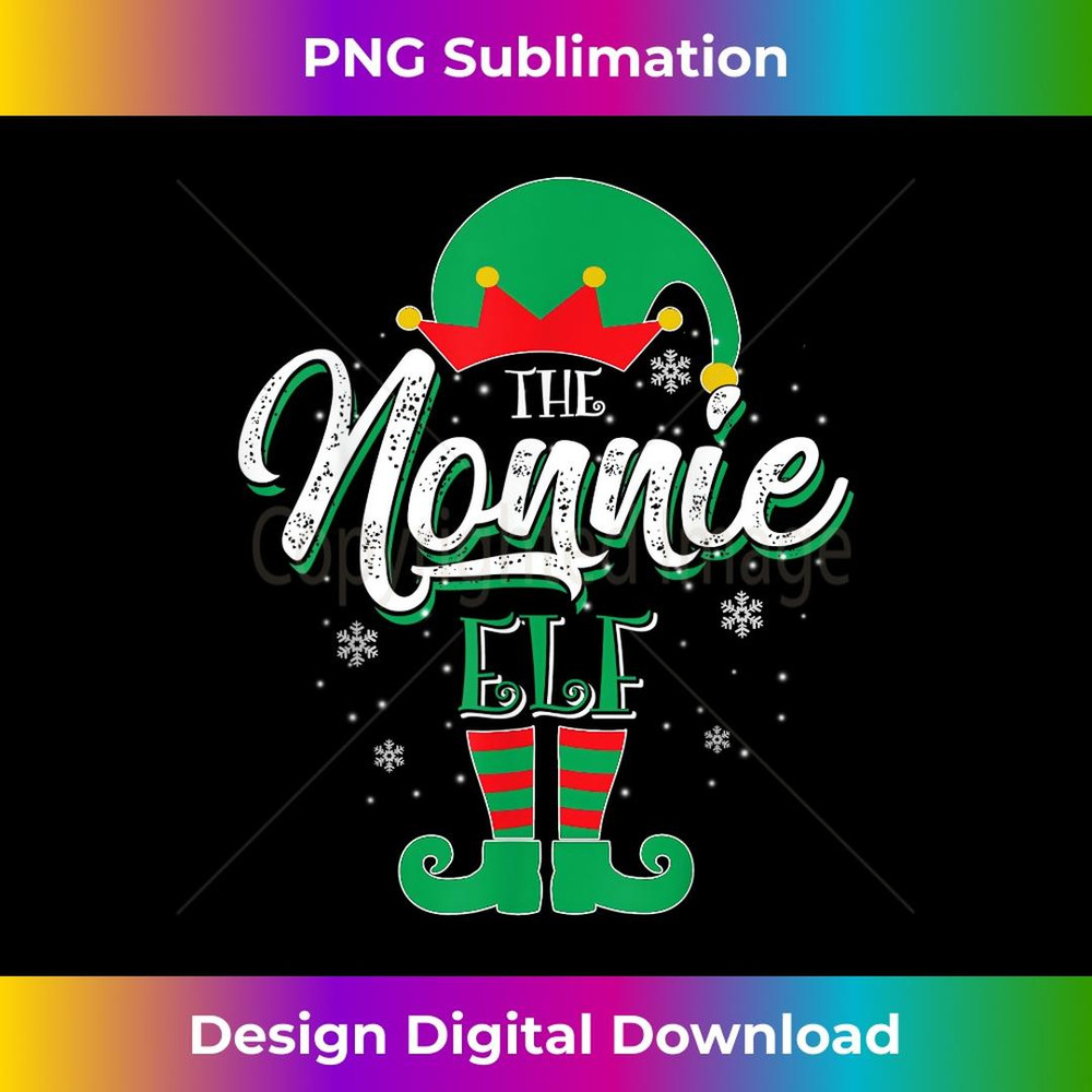 Nonnie Elf Family Matching Christmas Group Pajama - Premium Sublimation Digital Download