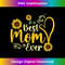 Mothers Day Yellow Sunflower Best Mom Ever Girls 1 - High-Quality PNG Sublimation Download