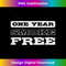 One Year Smoke Free Quit Smoking Cigarette Stopped Smoking 2 - Instant PNG Sublimation Download