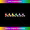 LGBT Flag Rainbow Skates Gay Retro Roller Skating 1 - Elegant Sublimation PNG Download