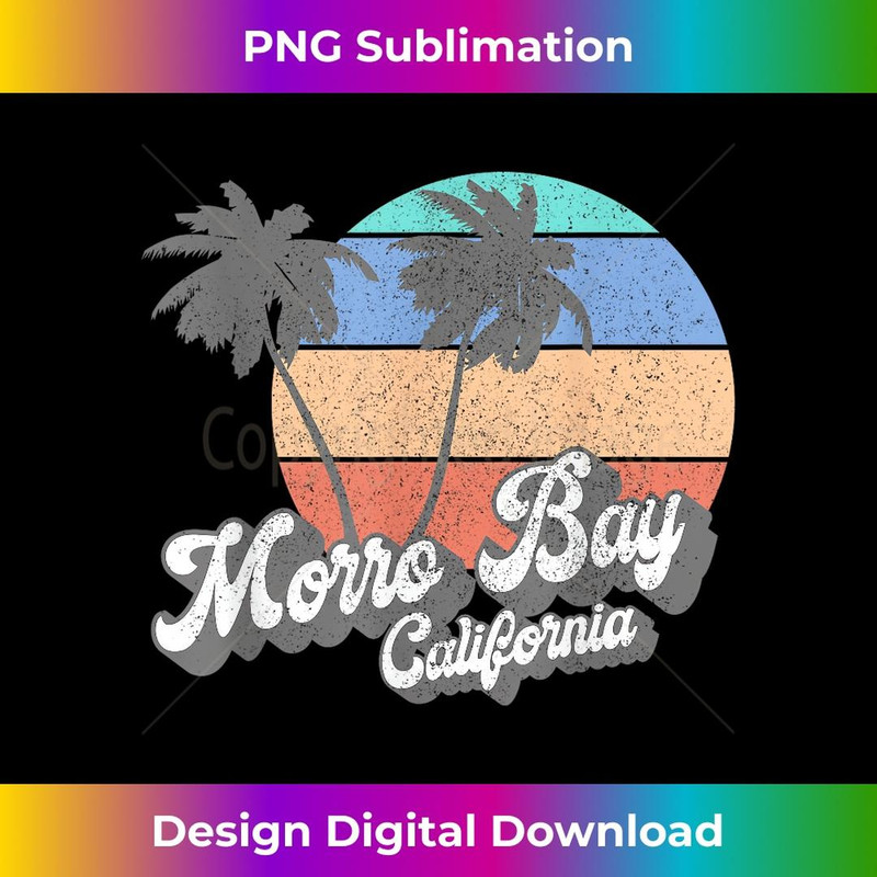 Retro Morro Bay California CA Vintage Beach Surf - Stylish Sublimation Digital Download