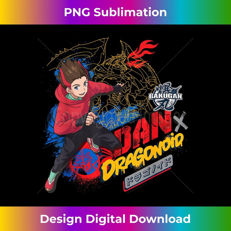 Bakugan Dan x Dragonoid Graphic - Aesthetic Sublimation Digital File