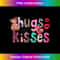 Hugs And Kisses Western Leopard Valentines Day Couples - Contemporary PNG Sublimation Design - Animate Your Creative Concepts