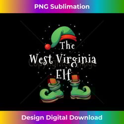 west virginia elf - funny matching family christmas pajamas