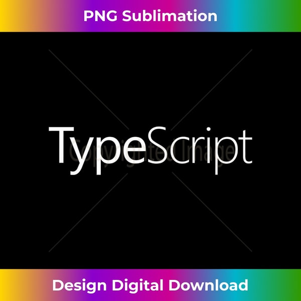 TypeScript TS Official White Logo - PNG Transparent Sublimat | Inspire ...