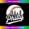 Philly Cityscape Baseball Philadelphia Skyline Retro Vintage 1 - Trendy Sublimation Digital Download