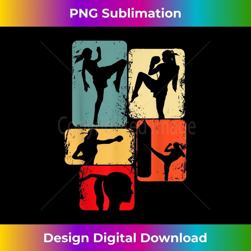 Muay Thai Girls 1 - Elegant Sublimation PNG Download