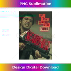 scarface say hello to my little friend photo 1 - instant png sublimation download