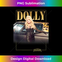 dolly parton rockstar gold tank top - retro png sublimation digital download