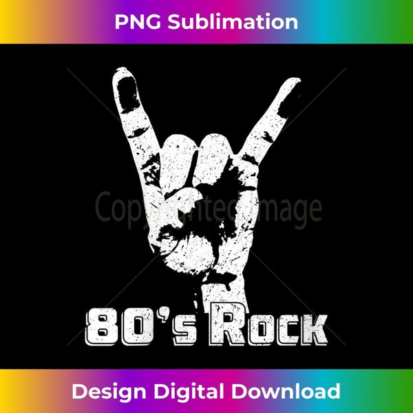 s Lets Rock n Roll - Retro 80s Rock Music Band 2 - Professional Sublimation Digital Download